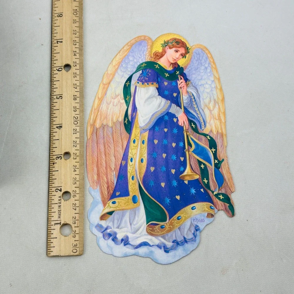 Hallmark Christmas Angel Chorus Trumpet Horn Robert Haas 48 Cards 52 Envelopes